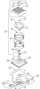 Air Intake And Filtration Plastic Diagram and Parts List for 2518-44 13A208L100-13B288L100 Cub Cadet Lawn Tractor